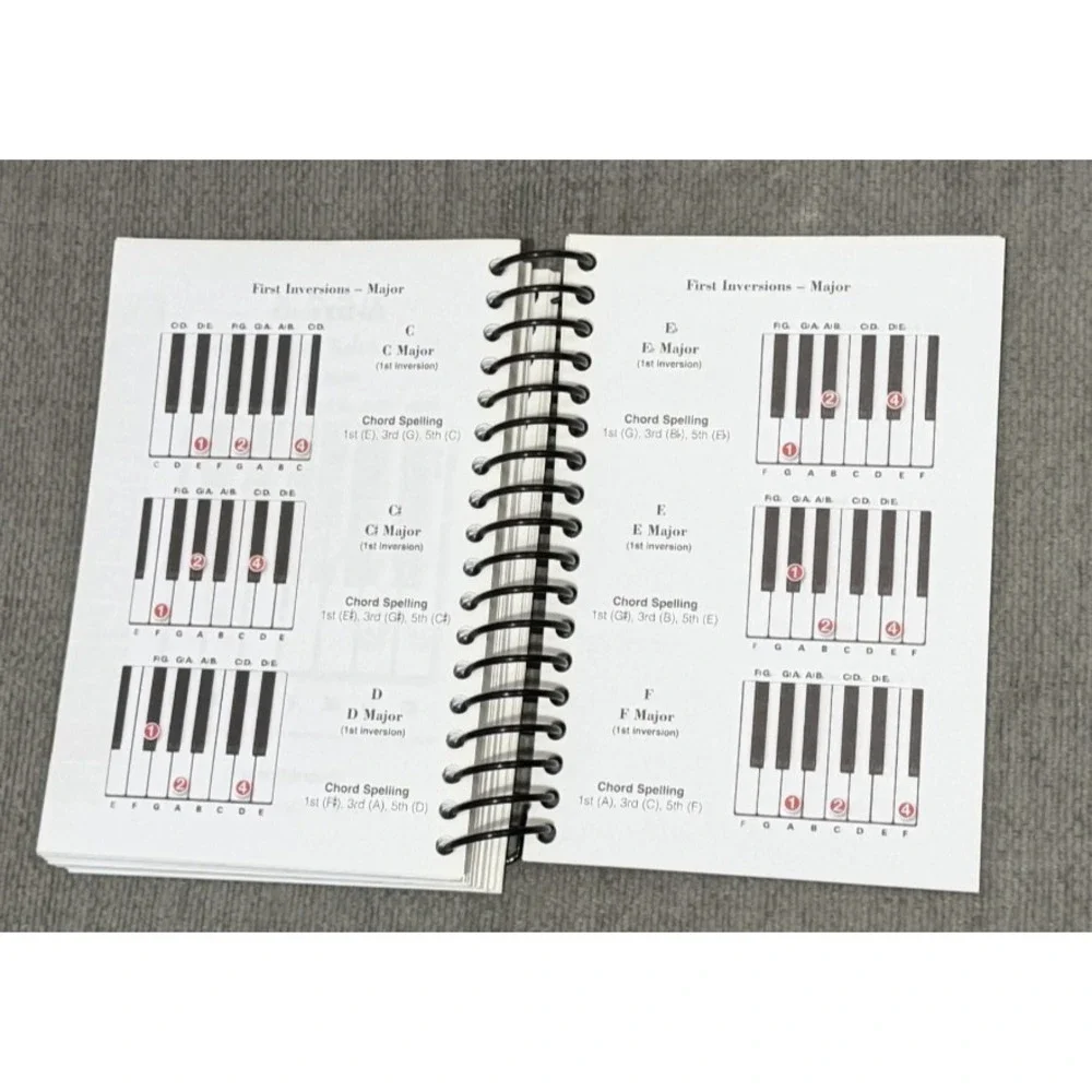 Piano & Keyboard Chords: Easy-to-Use, Easy-to-Carry, One Chord on Every‎ Page